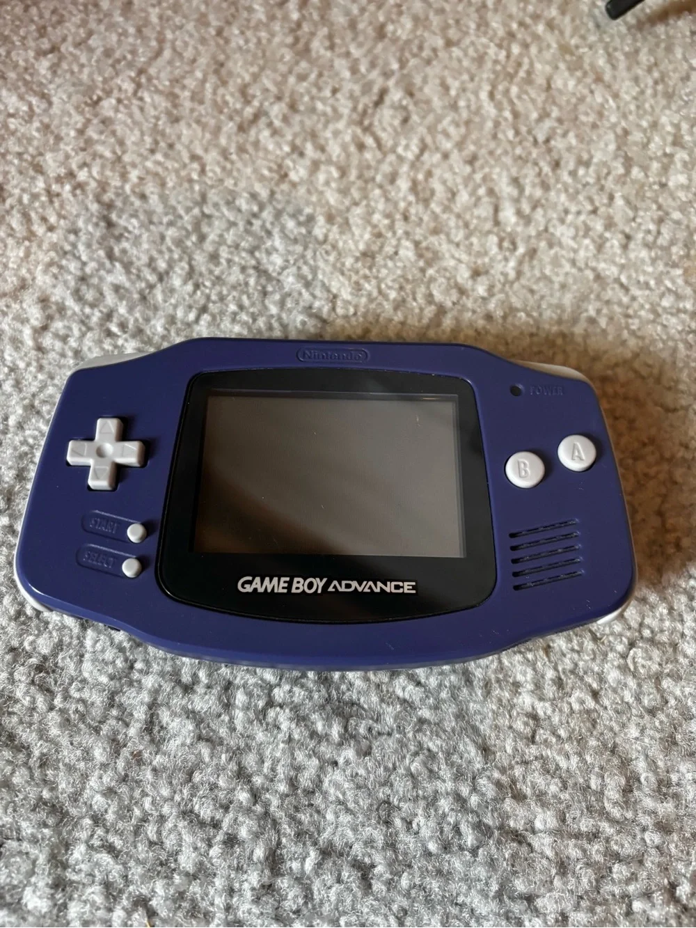 Nintendo Game Boy Advance - Indigo with White Buttons - Picture 3 of 6